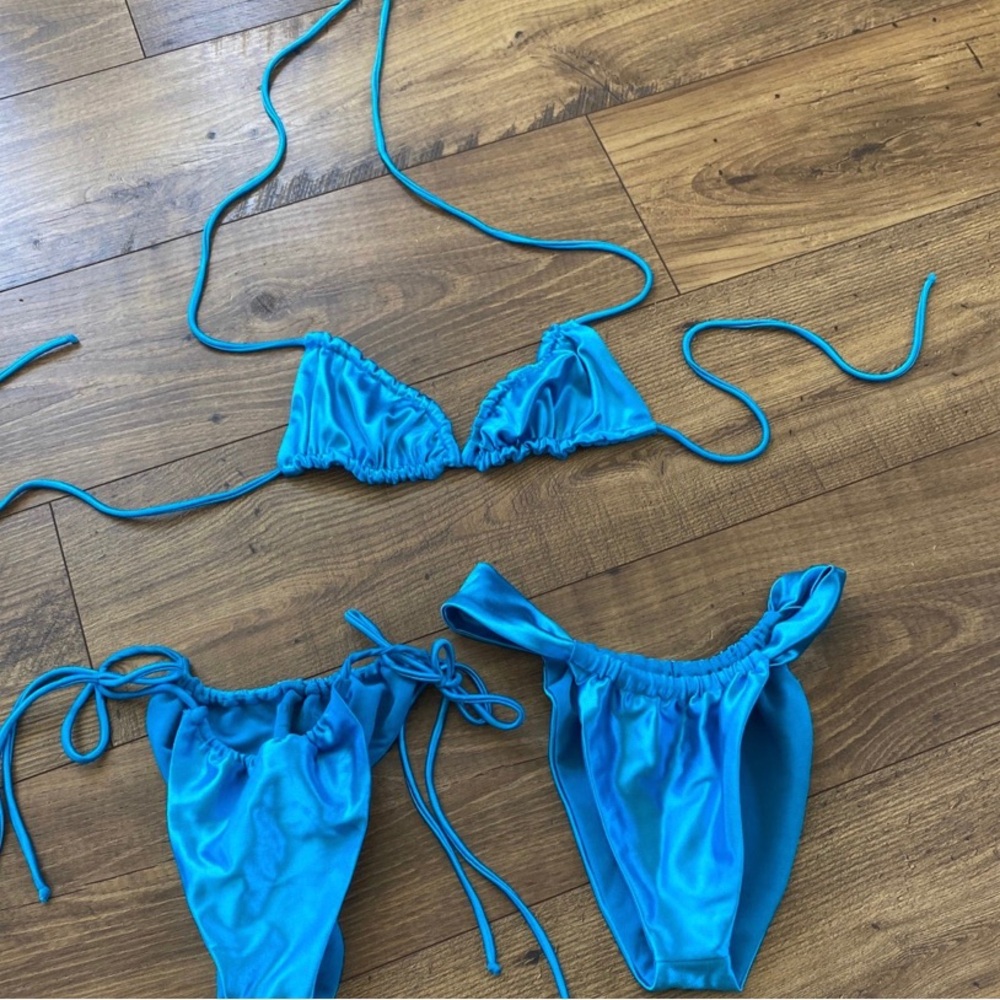 Vibrant Blue Bikini Set